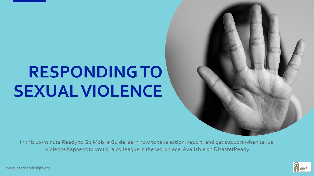 Responding to Sexual Violence in the Aid Workplace﻿