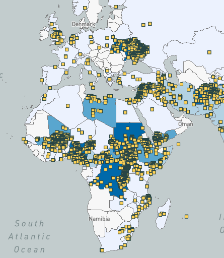 Global Map: Health Care at Risk 